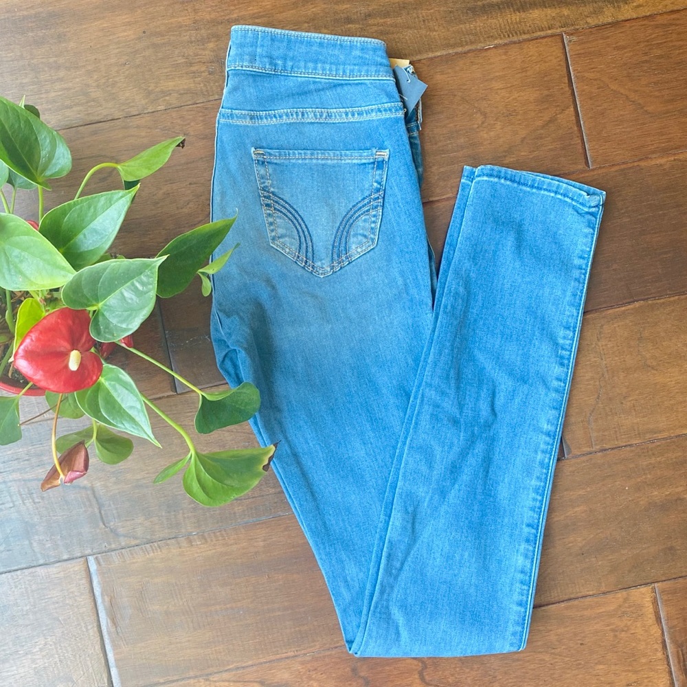Hollister Light Wash Jean Leggings